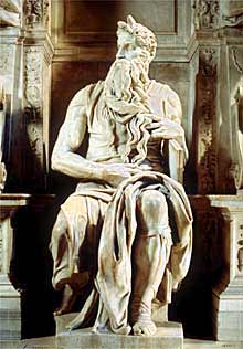  Moisés , de Miguel Ángel.