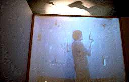 La instalación Candilejas (2001) en la exposición de la Universidad Politécnica de Valencia.