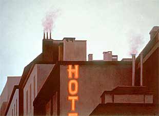 Uno de los cuadros del tríptico    Espacio para Gottfried Benn  (2001), de Gonzalo Sicre, expuesto en el Museo Reina Sofía.