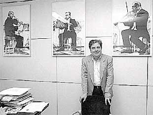 José Antonio Echenique, en su despacho de San Sebastián.