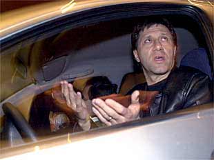 Sergio Marchi, secretario general del sindicato de los futbolistas argentinos, a la salida de una reunión.