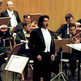 El barítono Carlos Álvarez, en el festival internacional de Santander.