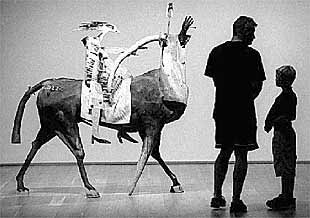  El rapto del centauro,  de Andrés Nagel, última obra que se ha sumado a los fondos del Bellas Artes.