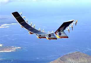 Un avión solar de la NASA bate el récord mundial de altura