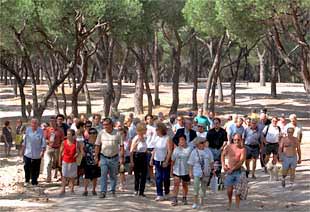 Manifestación en contra de las obras en Dehesa de la Villa