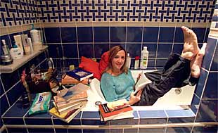 Blanca Portillo, en su casa del centro de Madrid.