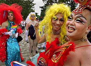 Una imagen del Festival Gay en Tokyo.