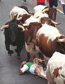 Dos personas graves en el quinto encierro de San Sebastián de los Reyes