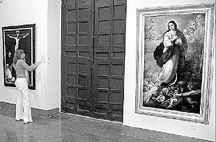 La muestra  Colección de pintura antigua española y flamenca de los siglos XVI y XVII,  en el Alcázar de Sevilla.