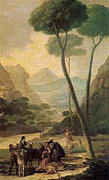  La caída del burro , de Goya, robado el 9 de agosto en casa de Esther Koplowitz.
