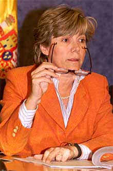 Pilar del Castillo, ayer, en la presentación de las cifras del nuevo curso.