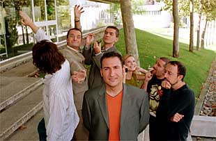 El equipo de    Set de nit   al completo. 