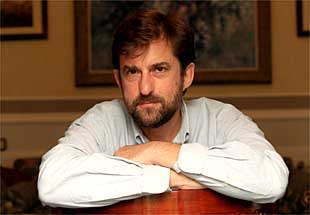El director y actor de    La habitación del hijo,  Nanni Moretti, en San Sebastián.