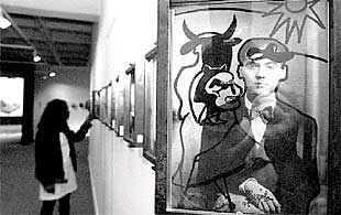 Aspecto de la exposición dedicada a Federico García Lorca.