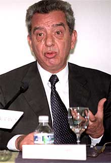 El ex ministro tunecino Mohamed Charfi, en Madrid.