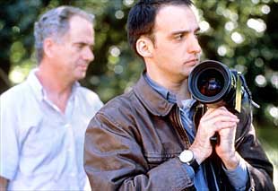 Alejandro Amenábar, durante el rodaje de    Los otros. 