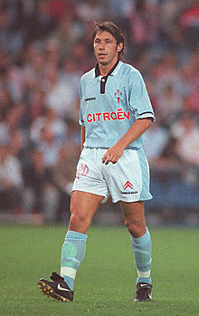 Mostovoi, en un partido del Celta.