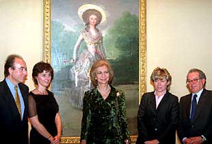 La Reina inaugura las miradas de Goya sobre la mujer