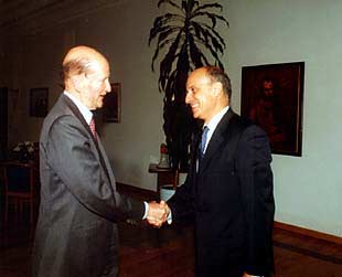 Entrevista entre el primer ministro búlgaro y Pere Esteve