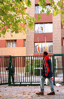 El edificio que acogerá las nuevas oficinas de Extranjería, ayer.