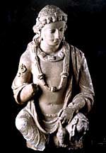 'Genio con flores', Hadda siglo III-IV.