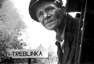 Un fotograma de la película    Shoah. rnLos directores cinematográficos José Luis Guerin, a la izquierda, y Claude Lanzmann.