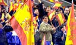 El patriotismo suele reflejarse en los partidos de fútbol.