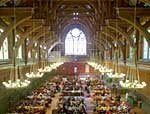 El comedor principal de la Universidad de Harvard, uno de los bastiones de la intelectualidad estadounidense.