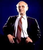 El premio Nobel Milton Friedman, un defensor a ultranza del libre mercado.