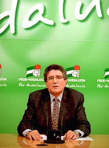 Luis Pizarro, ayer, en Sevilla.