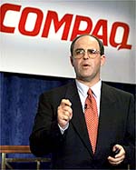 El presidente de Compaq, Michael Capellas en una imagen de archivo.