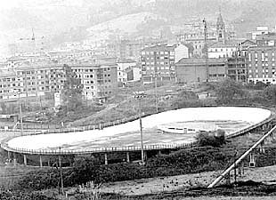 Vista del velódromo de Trapagaran.