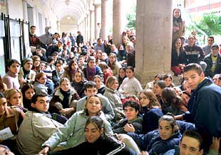 UNA PROTESTA CARGADA DE CALOR.
