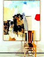 'Peregrino', (1960), pintura de Robert Rauschenberg