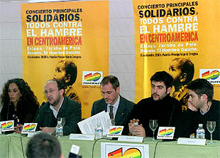 Presentación del concierto Principales Solidarios.