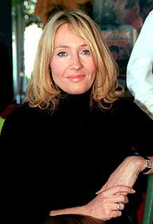 J. K. Rowling, en Nueva York, en octubre de 2000.