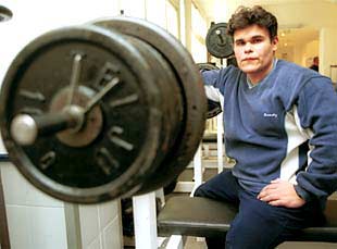 José Manuel Perales Maldonado, durante un entrenamiento.