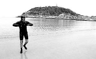 El bañista precavido