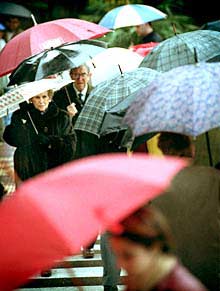 La lluvia afecta a la actividad comercial