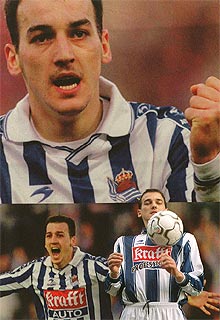 Kovacevic, delante de fotos suyas.