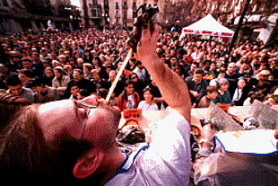 30.000 personas en la 'calçotada' de Valls