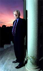 El profesor Tony Bates, en Barcelona la pasada semana.