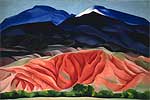 'Black Mesa Landscape, New MexicoOut Back of Marie´s II' (1930), de Georgia O´keeffe.