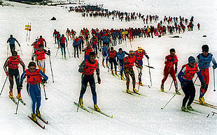 Esquí de fondo popular en Beret