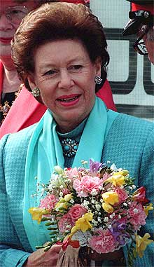 La princesa Margarita de Inglaterra.