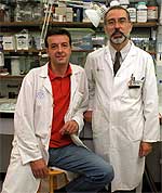 Lluís Álvarez-Villena (izquierda) y Carlos Hernández.