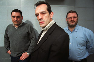 De izquierda a derecha, Francisco Herraiz, Miguel Alcorlo y Rafel de Castro, porteros profesionales.