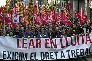 La plantilla de la multinacional Lear lleva la empresa al juzgado