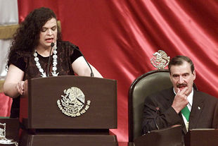 Beatriz Paredes, candidata a la presidencia del PRI.