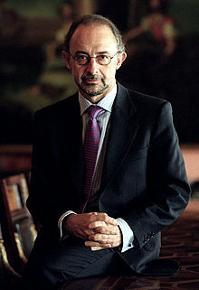 Cristóbal Montoro, en su despacho durante la entrevista.
